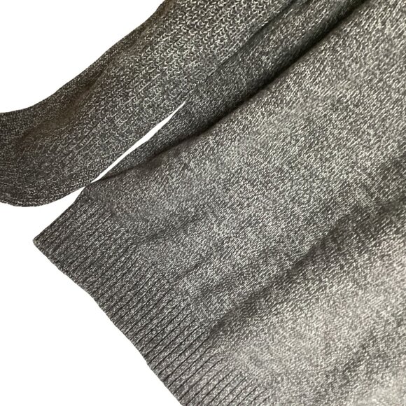 IZOD‎ Mens Quarter-Zip Sweater M Gray Cotton Blend Knit Casual Classic - Picture 3 of 9